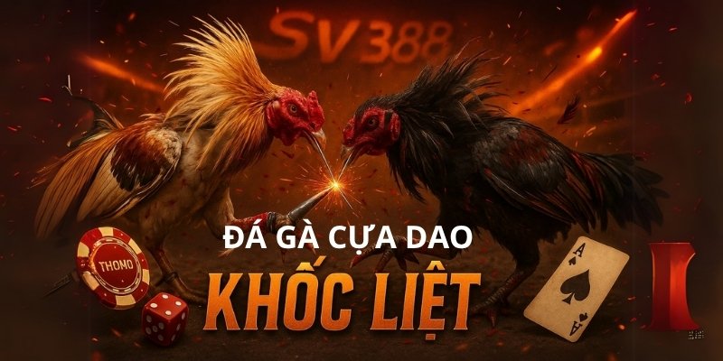 Đá gà tre cựa dao – trận chiến khốc liệt không khoan nhượng.