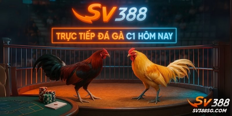 Trực tiếp đá gà C1 hôm nay tại SV388 – sân chơi của những chiến kê đỉnh cao.
